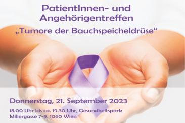 Flyer der Pankreas Selbsthilfegruppe