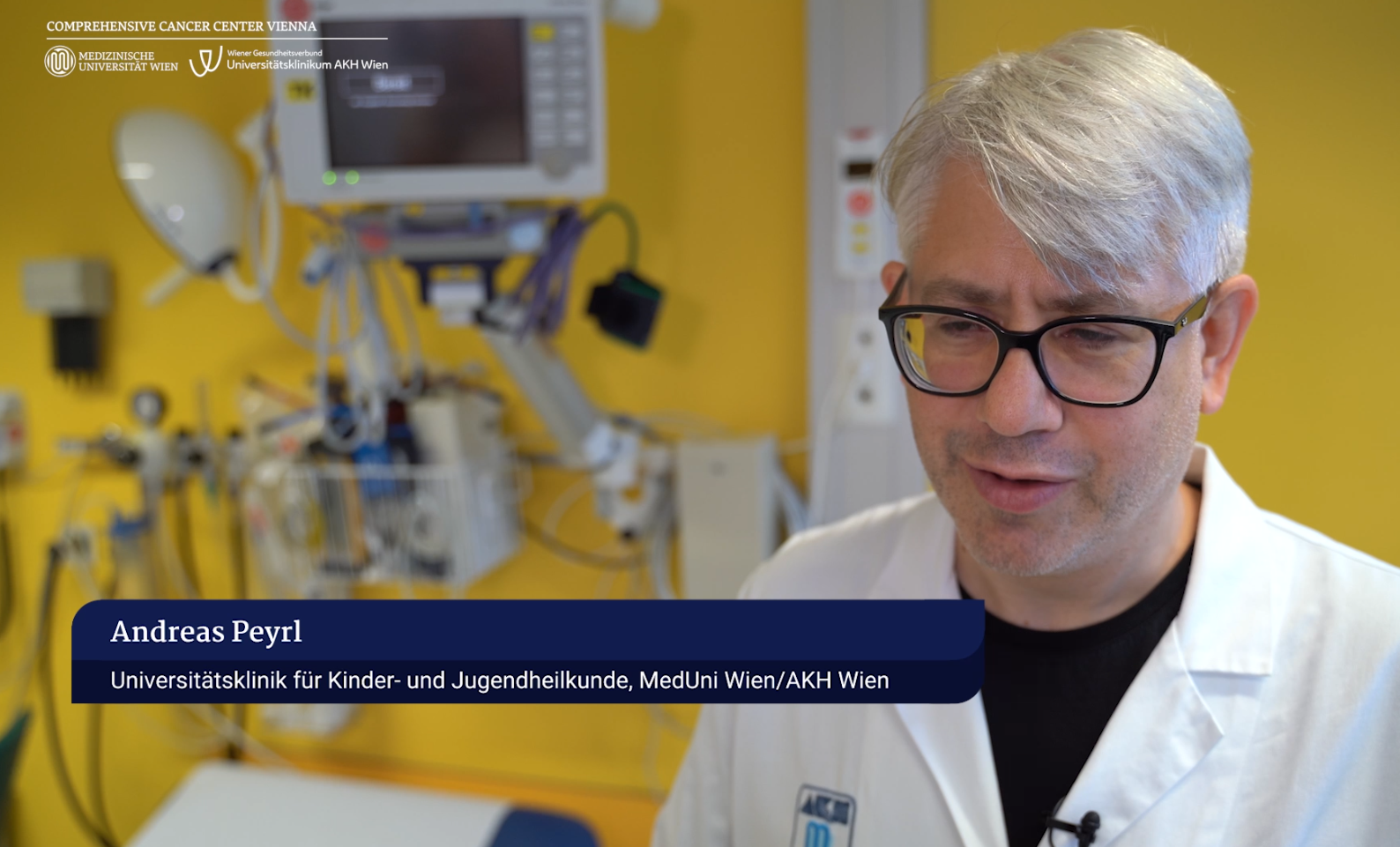 Andreas Peyrl, Universitätsklinik für Kinder- und Jugendheilkunde, zur MEMMAT-Studie ©Comprehensive Cancer Center Vienna