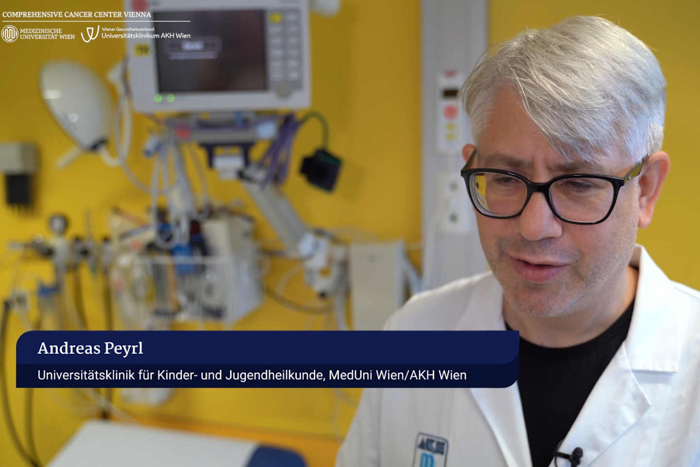 Andreas Peyrl, Universitätsklinik für Kinder- und Jugendheilkunde, zur MEMMAT-Studie ©Comprehensive Cancer Center Vienna