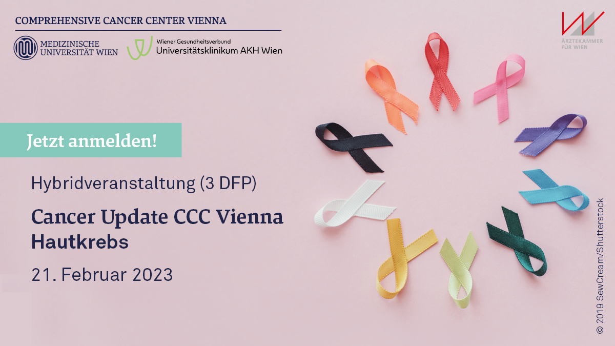 Cancer Update CCC Vienna: Hautkrebs ©SewCream/shutterstock.com